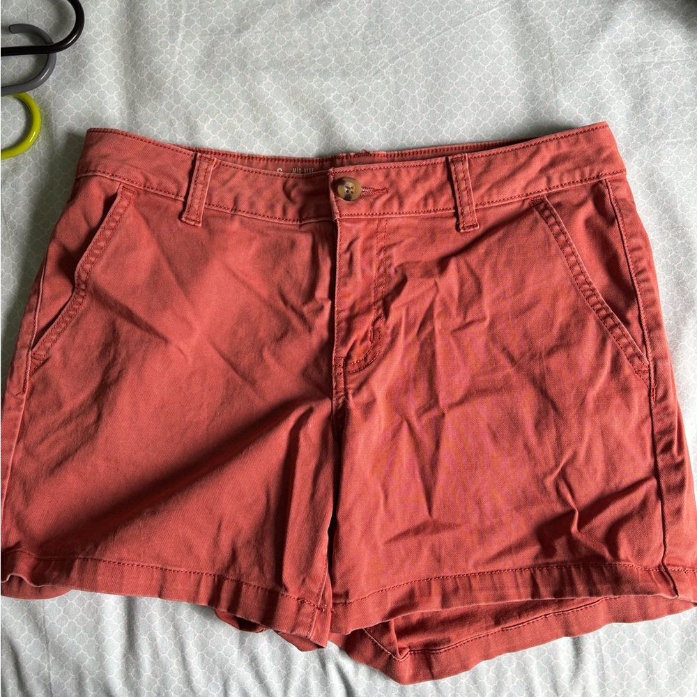 a.n.a Women's Rust Cargo Shorts